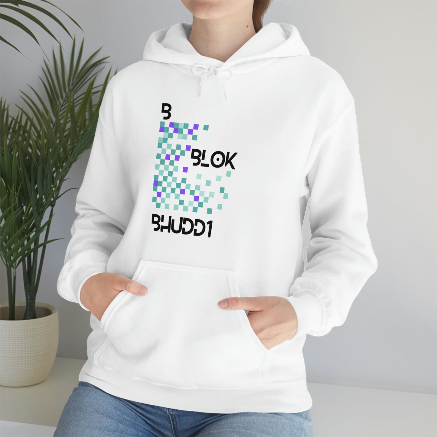 BBlokBhuddi Blocks Logo Unisex Heavy Blend™ Hooded Sweatshirt