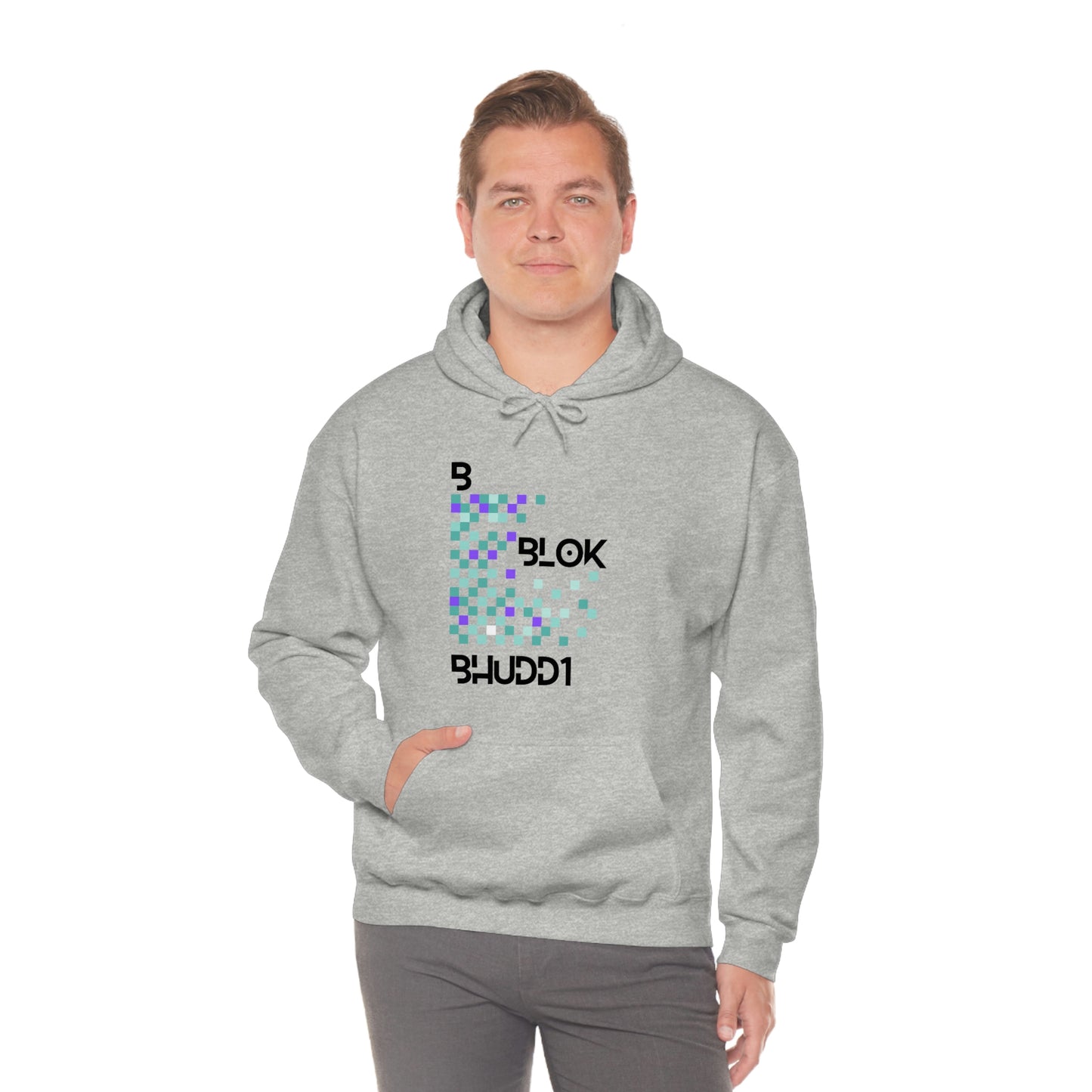 BBlokBhuddi Blocks Logo Unisex Heavy Blend™ Hooded Sweatshirt