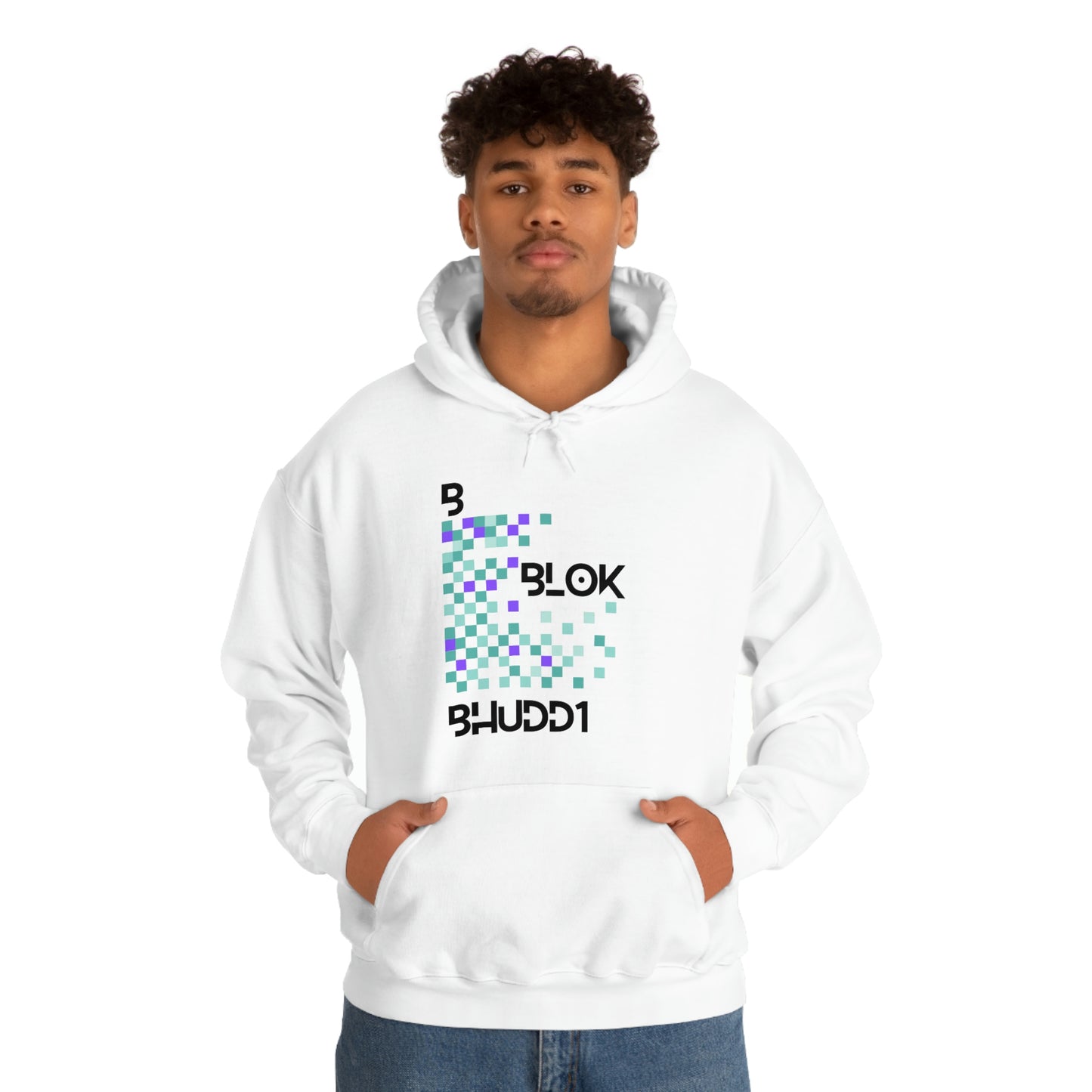 BBlokBhuddi Blocks Logo Unisex Heavy Blend™ Hooded Sweatshirt