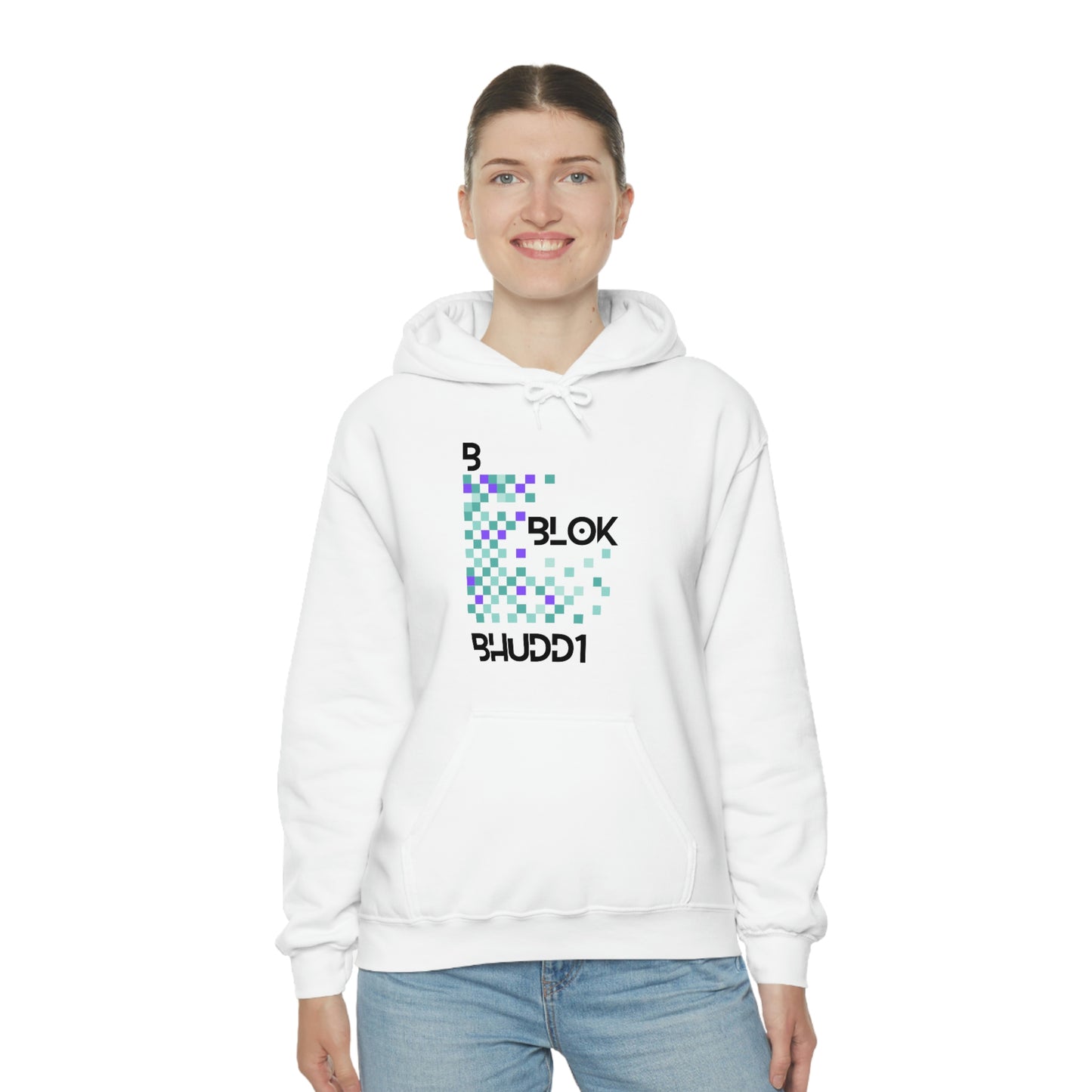 BBlokBhuddi Blocks Logo Unisex Heavy Blend™ Hooded Sweatshirt