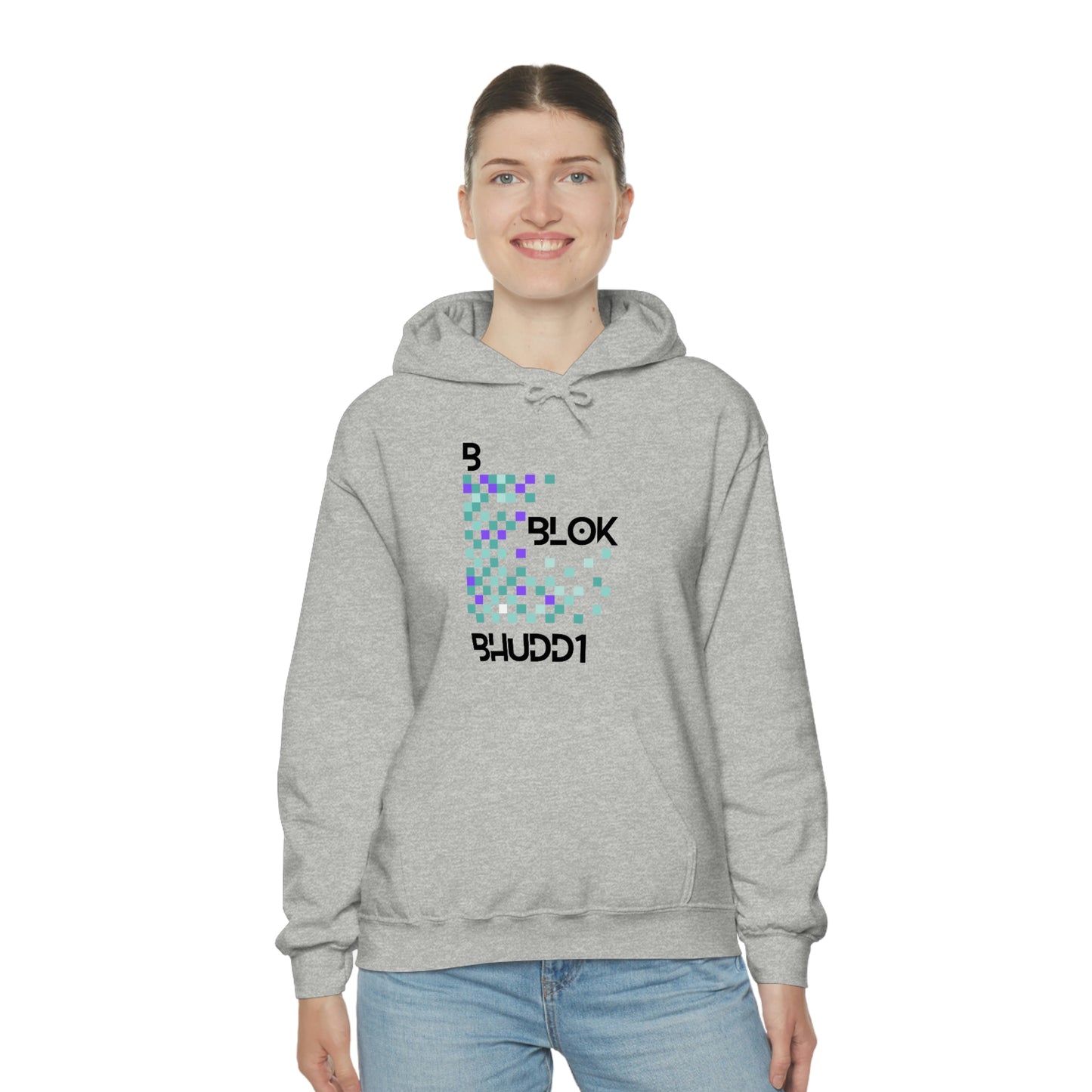 BBlokBhuddi Blocks Logo Unisex Heavy Blend™ Hooded Sweatshirt